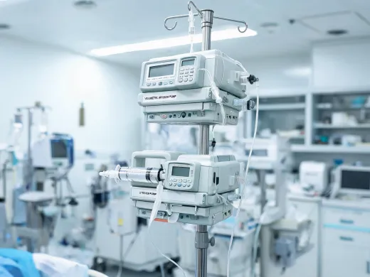 ICU infusion pump line